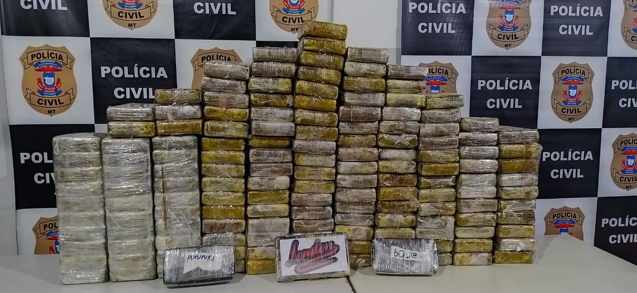 Polcia Civil apreende mais de 170 kg de cocana avaliada em mais de R$ 5 milhes