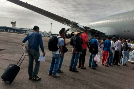 Nova leva de refugiados  chegou ontem  Cuiab