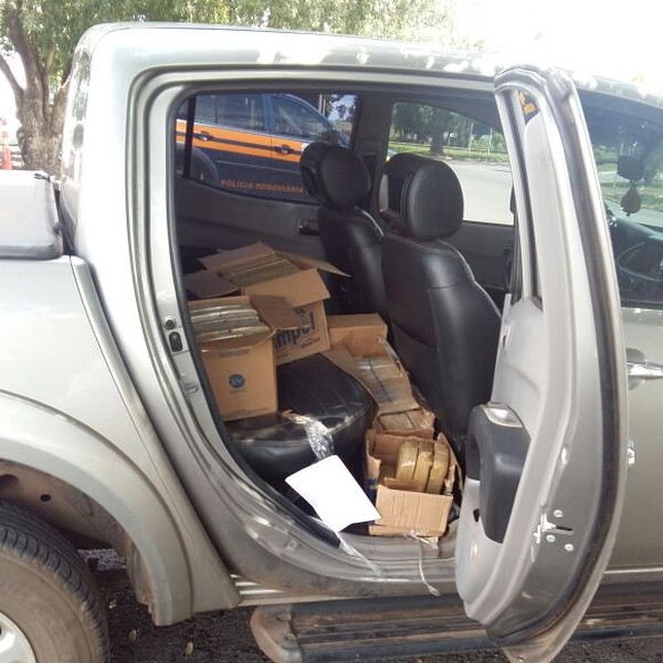 Casal preso transportando  carga com 51 kg de cocana